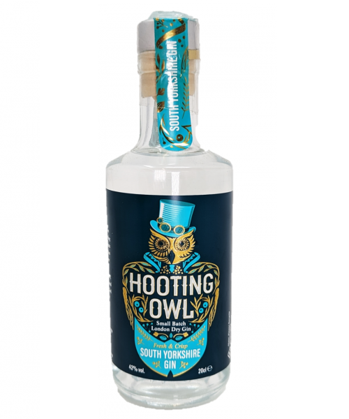 Hooting Owl South Yorkshire Gin 42% (20cl) (£9.50 Case Price)